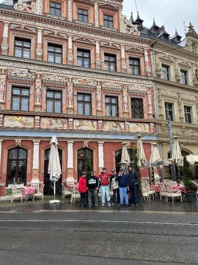 ... z.B. in der schönen Altstadt Erfurts. 