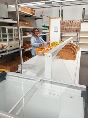 Der Tafelladen Mühlacker hat an drei Nachmittagen pro Woche geöffnet, an denen berechtigte Kundinnen und Kunden zum Einkaufen kommen können.